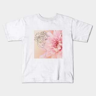 Lady Flower Kids T-Shirt